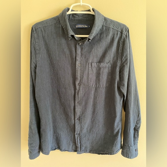 United By Blue Soft Hemp button down shirt. Size Small. - Picture 1 of 6